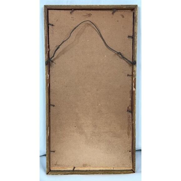 Antique Louis Apal Dutch Windmill Original Watercolor Gold Ornate Frame RARE - Picture 10 of 14